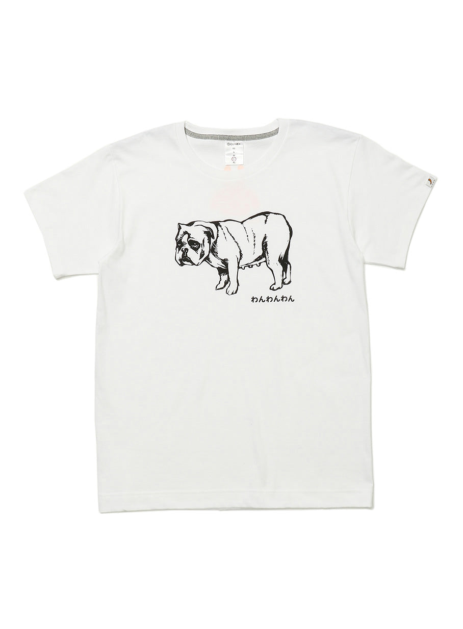 わんわんTシャツ 復刻 ブルドッグ