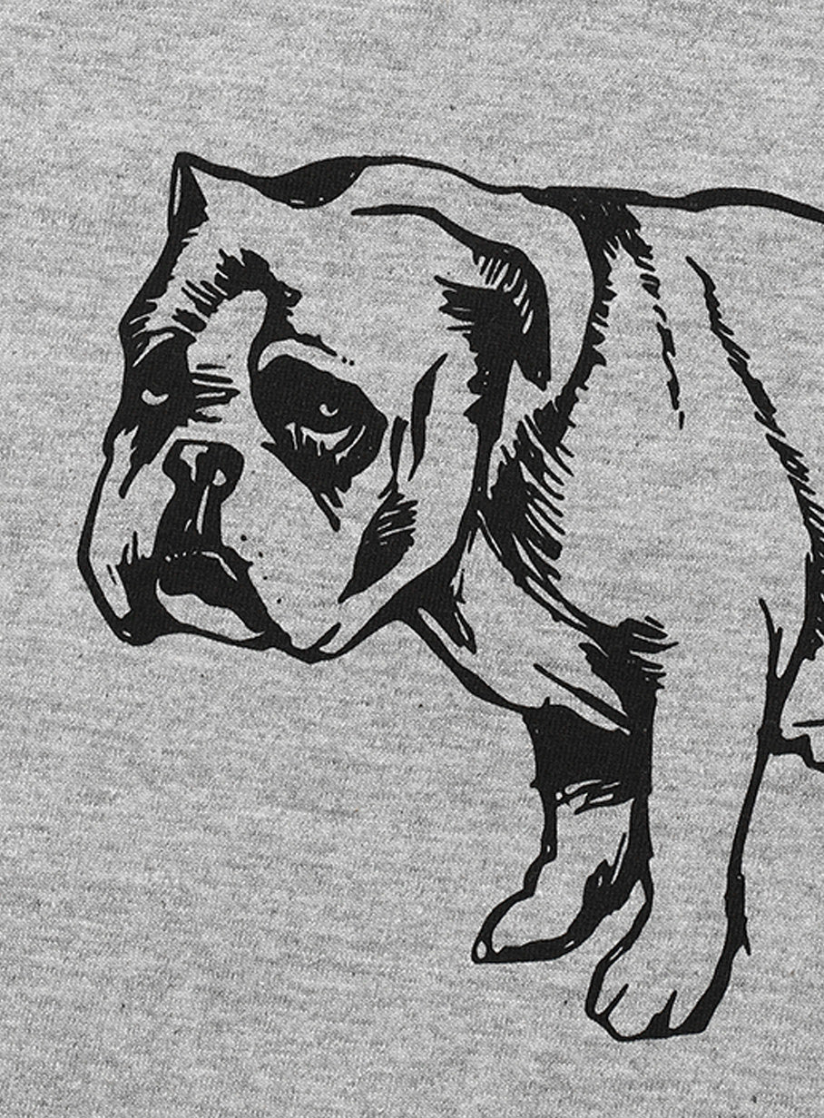 わんわんTシャツ 復刻 ブルドッグ