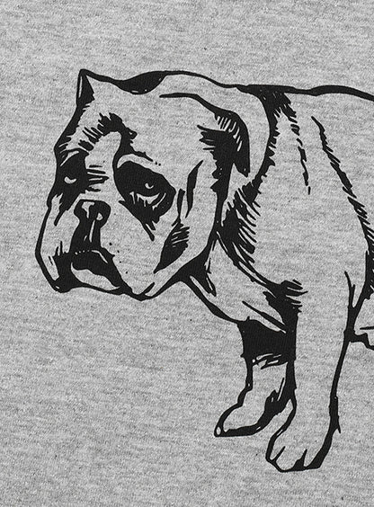 わんわんTシャツ 復刻 ブルドッグ