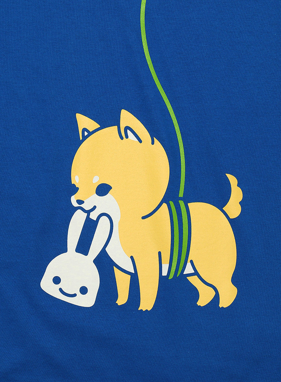 わんわんTシャツ 復刻 ゴム豆柴