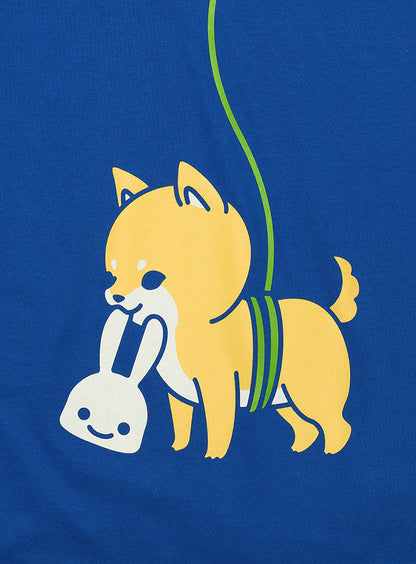 わんわんTシャツ 復刻 ゴム豆柴