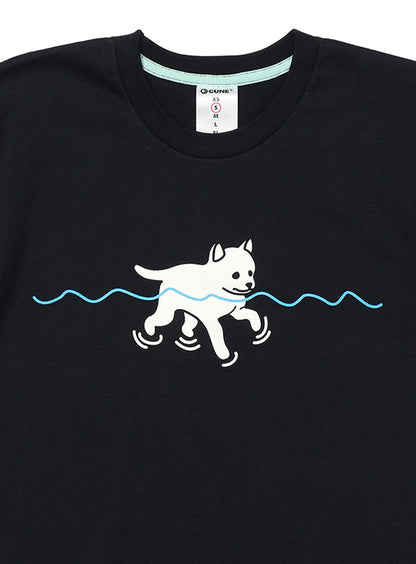 わんわんTシャツ 復刻 水泳