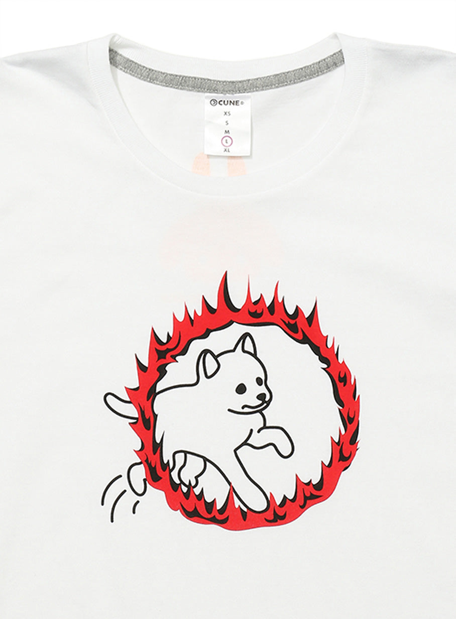 わんわんTシャツ 復刻 火の輪