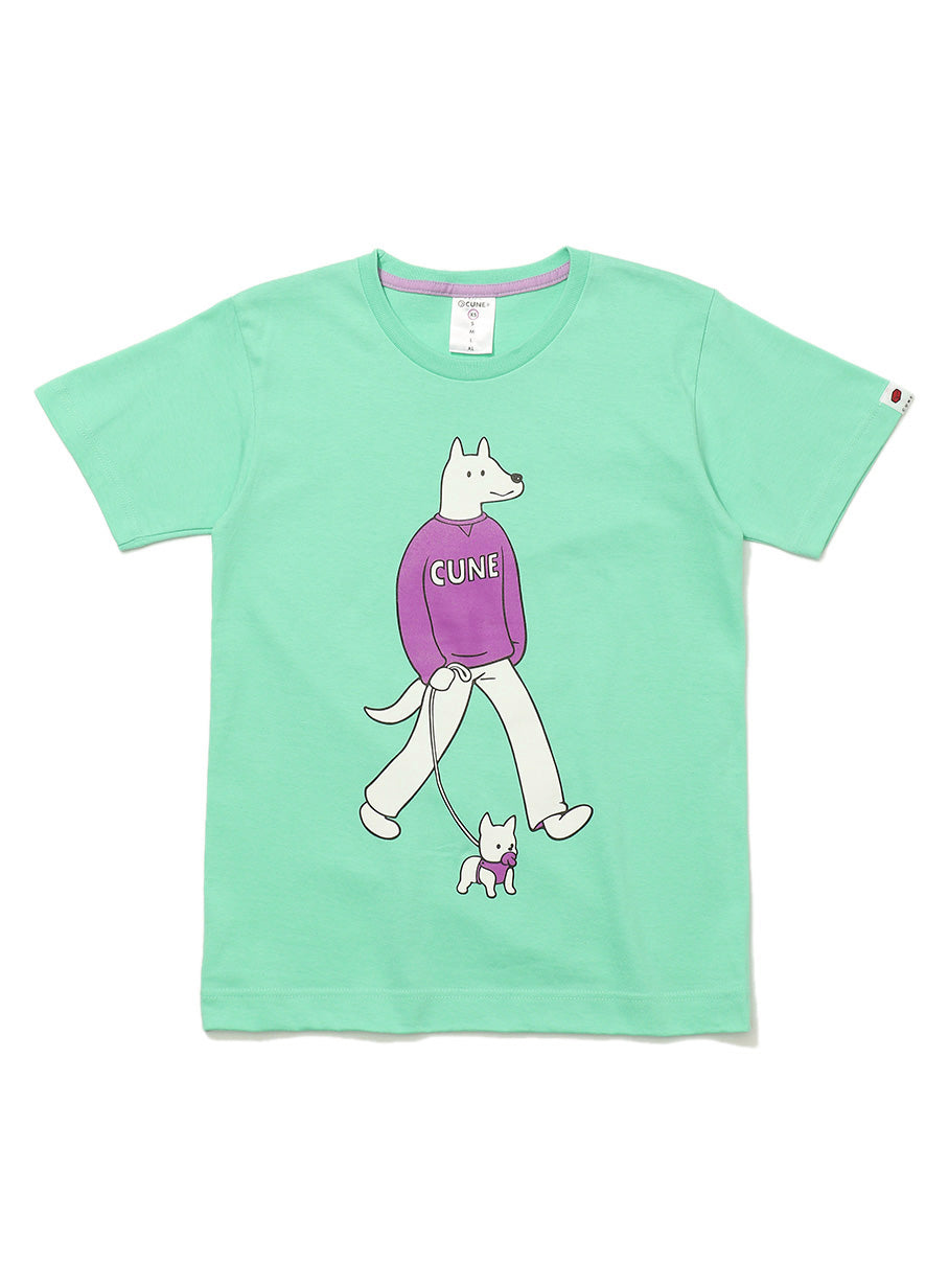 わんわんTシャツ 復刻 散歩2