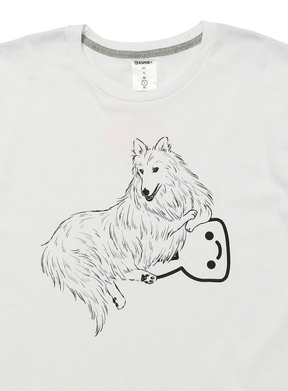 わんわんTシャツ コリー