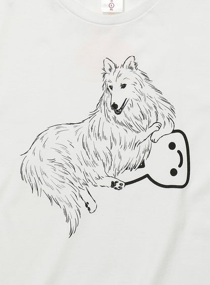 わんわんTシャツ コリー