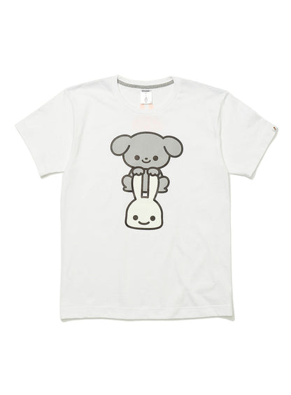 わんわんTシャツ 灰色の犬
