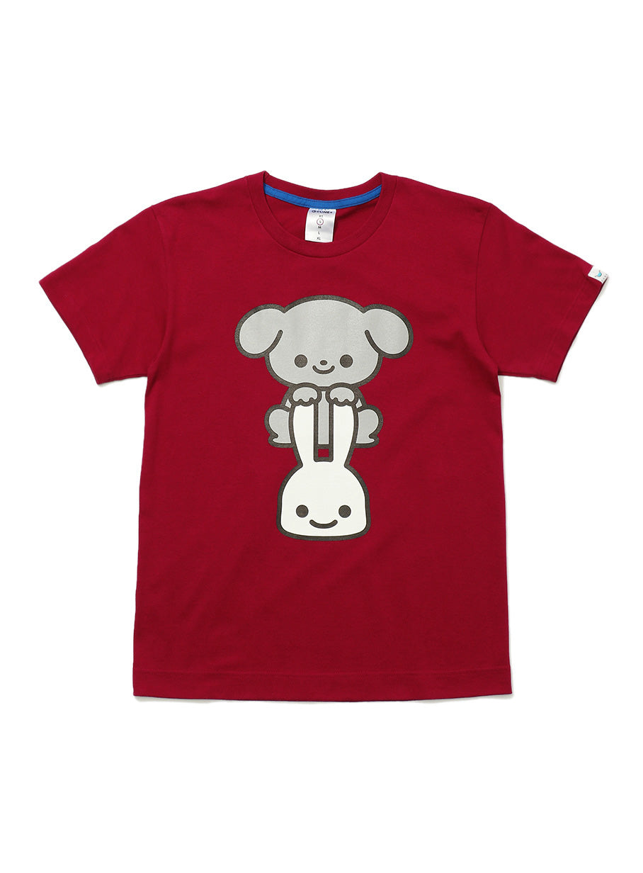 わんわんTシャツ 灰色の犬