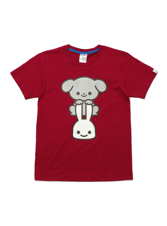 わんわんTシャツ 灰色の犬