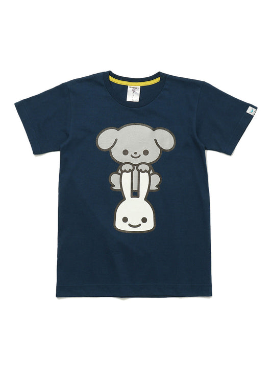 わんわんTシャツ 灰色の犬