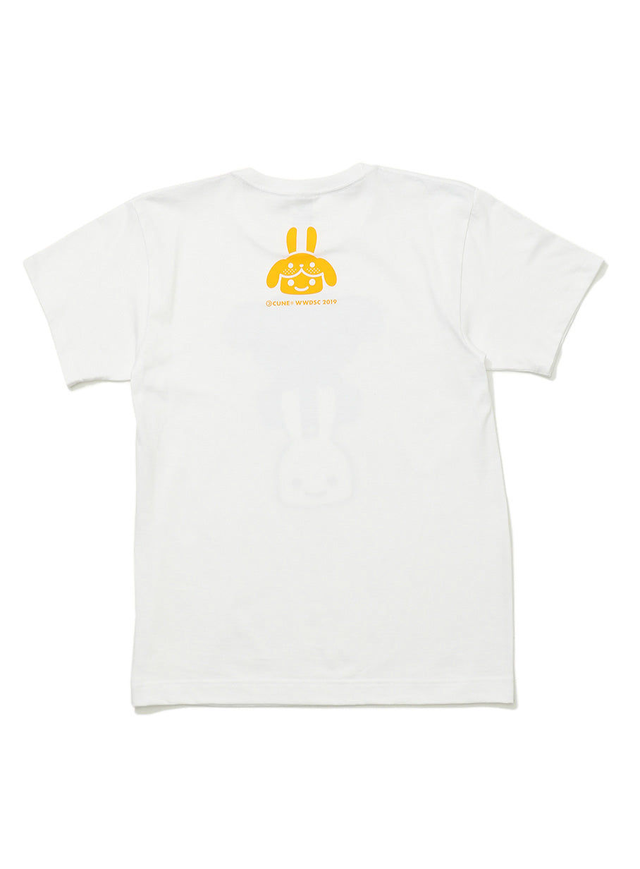 わんわんTシャツ 灰色の犬