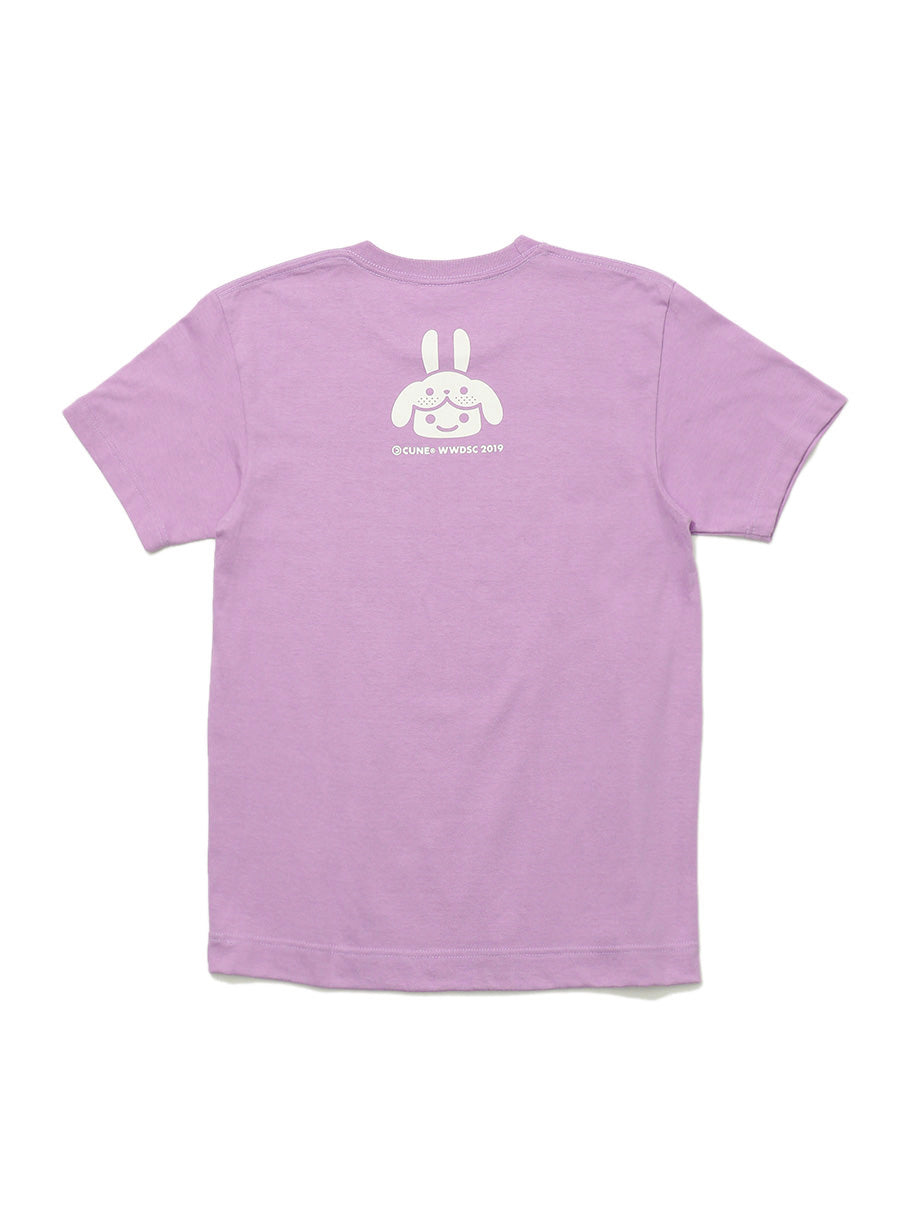 わんわんTシャツ 灰色の犬
