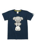 わんわんTシャツ 灰色の犬