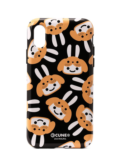 わんわんiPhoneケース X 犬ウサギ