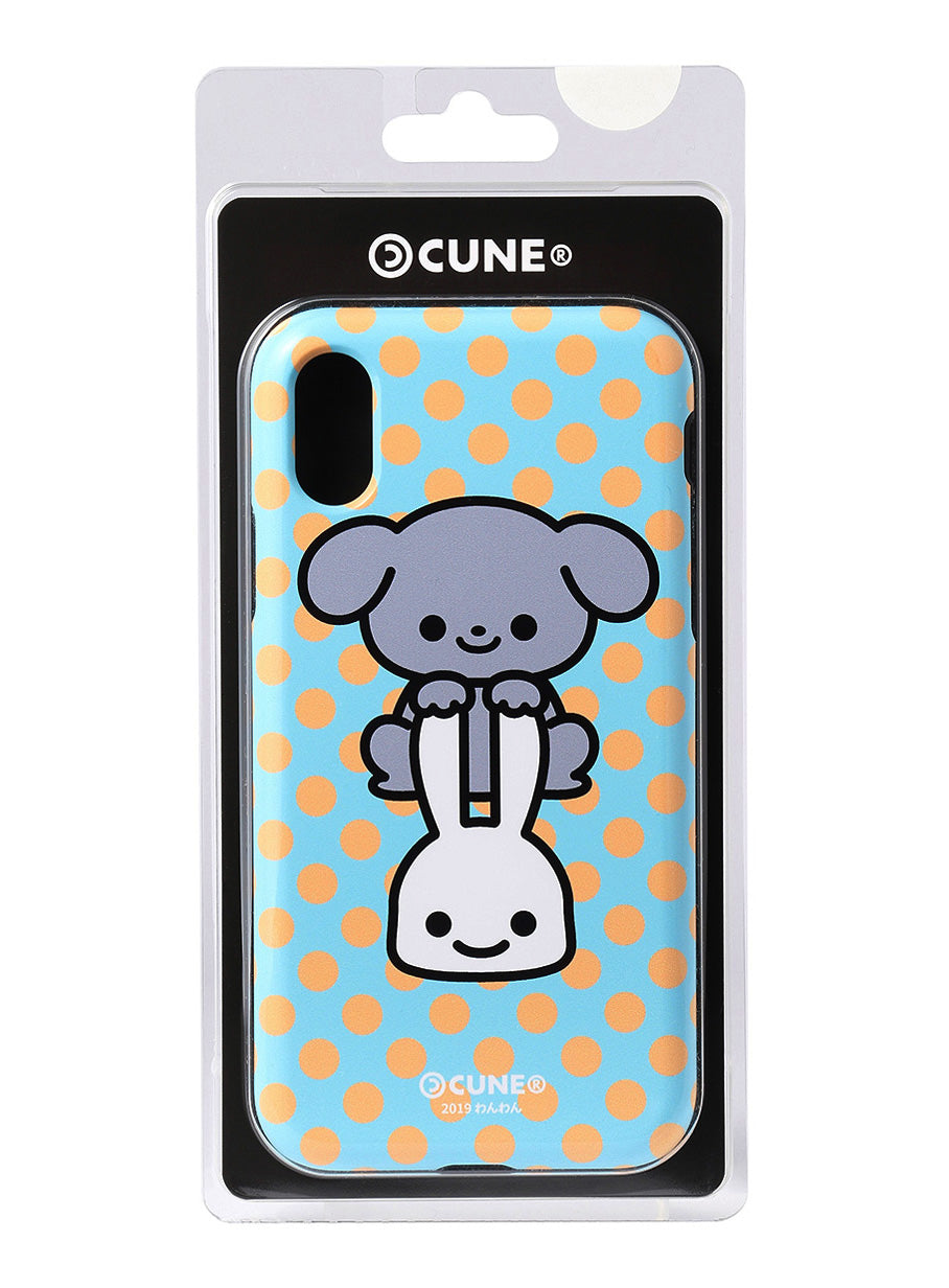 わんわんiPhoneケース X 灰色の犬