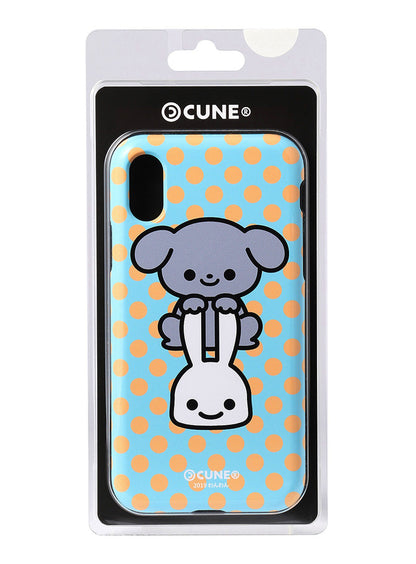 わんわんiPhoneケース X 灰色の犬