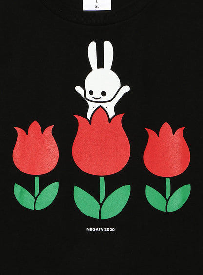 47都道府県Tシャツ　新潟県 チューリップ