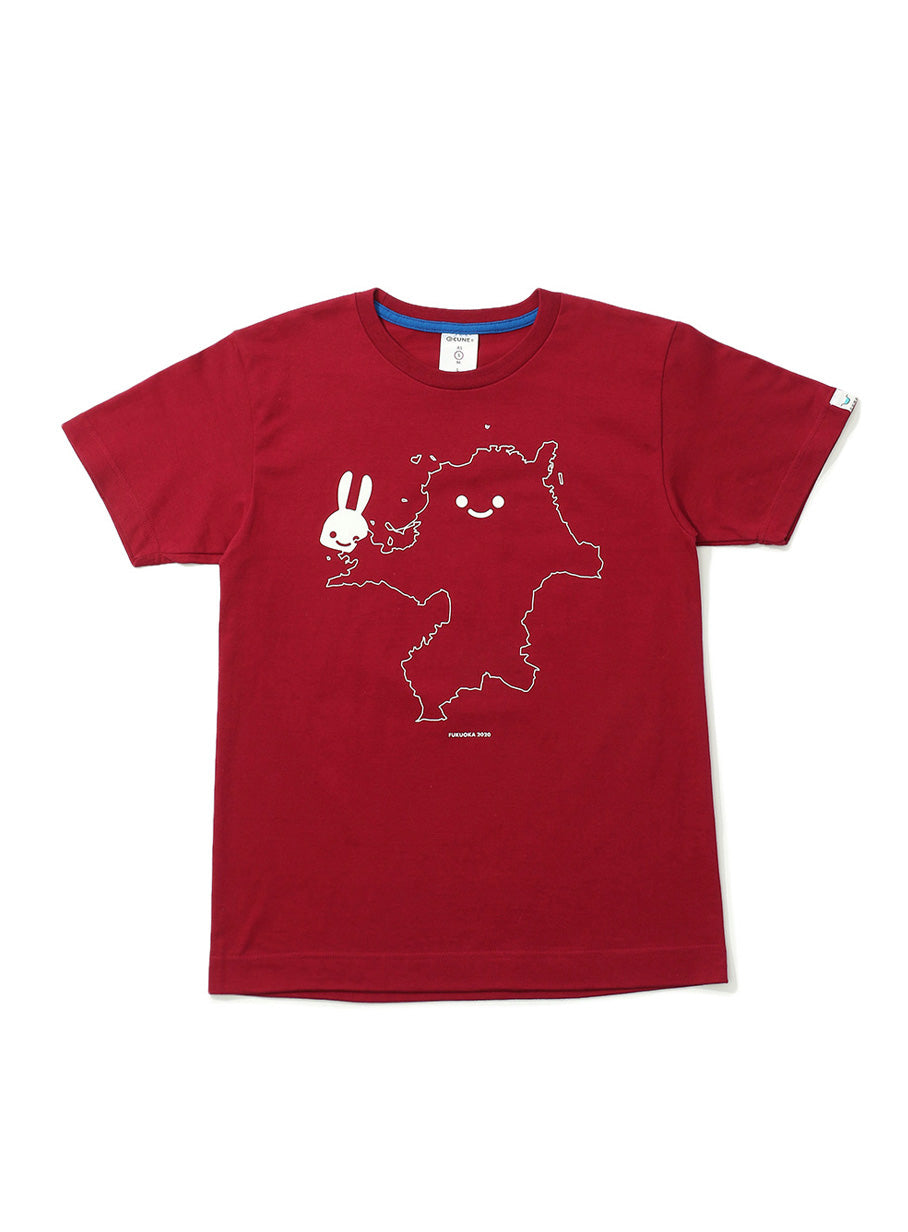 47都道府県Tシャツ　福岡県