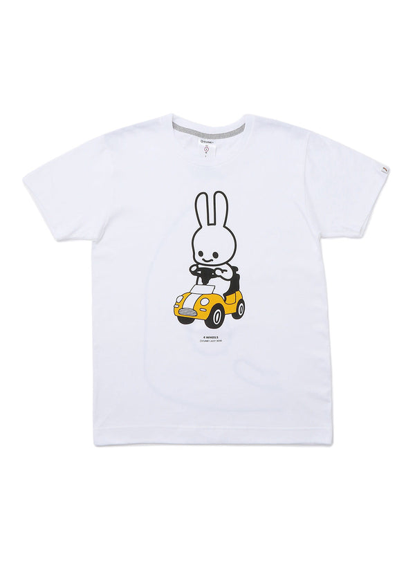 4種類Tシャツ 乗り物 4 WHEELS
