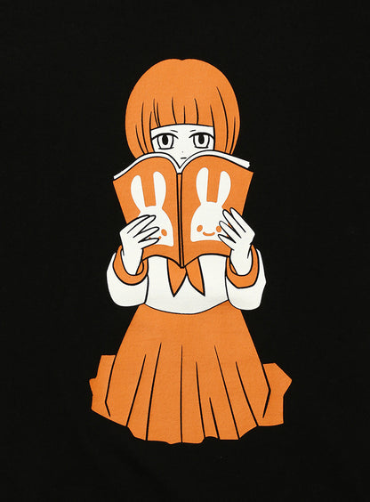 文芸部Tシャツ 読書