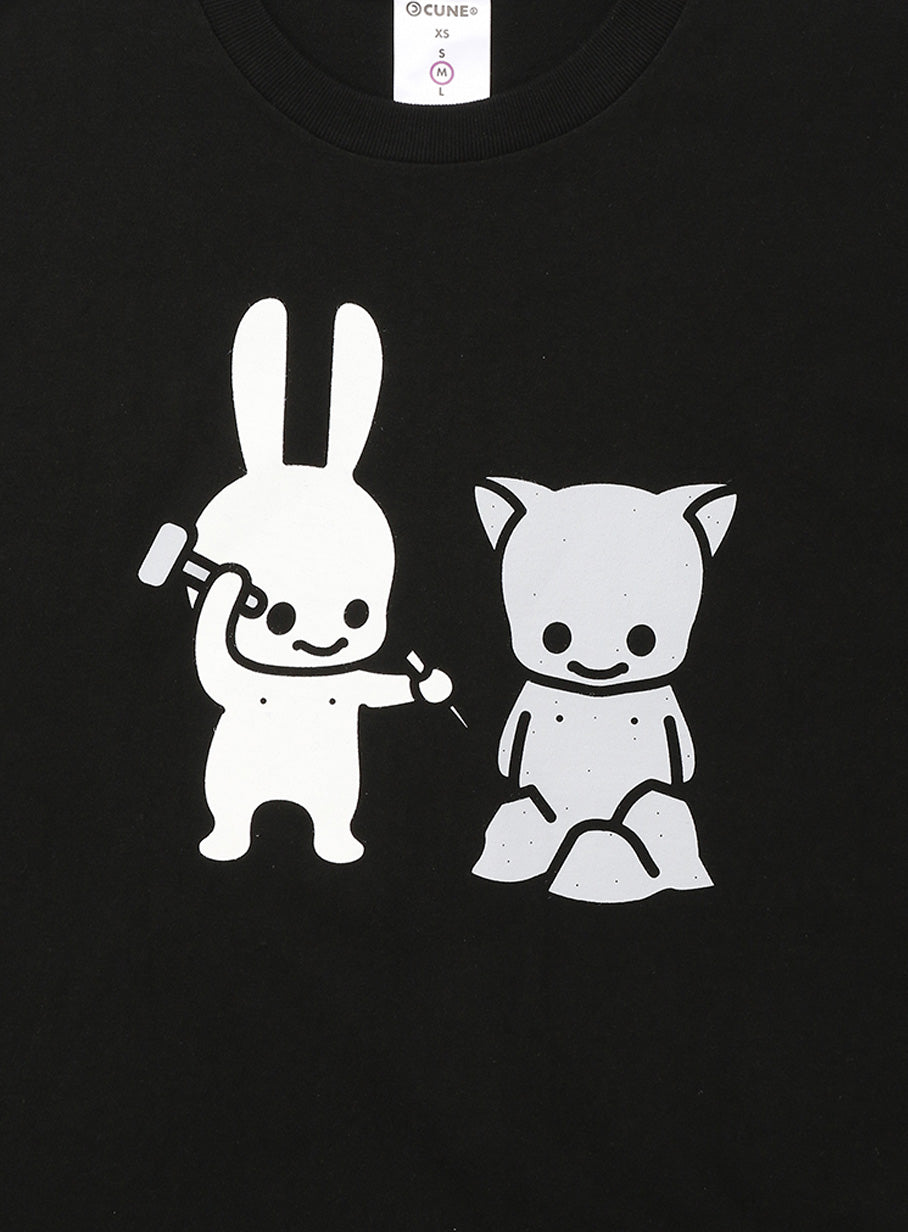 彫刻部Tシャツ 石像