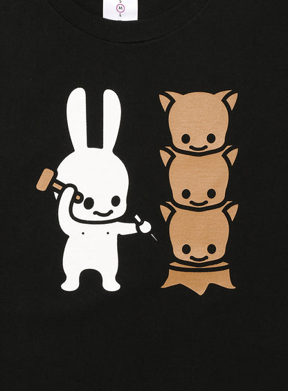 彫刻部Tシャツ 木像