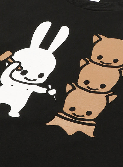 彫刻部Tシャツ 木像