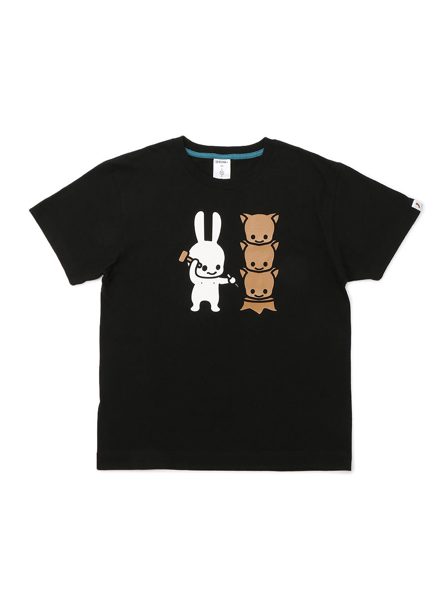 彫刻部Tシャツ 木像