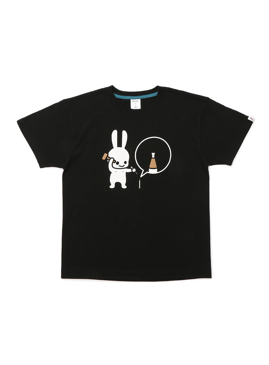 彫刻部Tシャツ 鉛筆の芯像