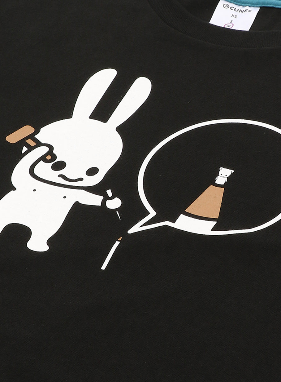 彫刻部Tシャツ 鉛筆の芯像