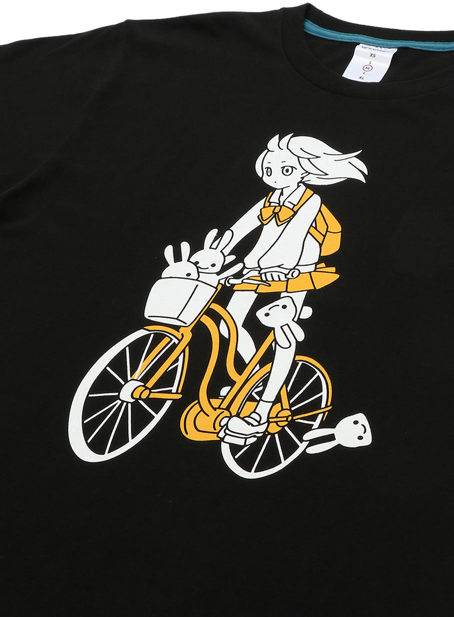 帰宅部Tシャツ 自転車