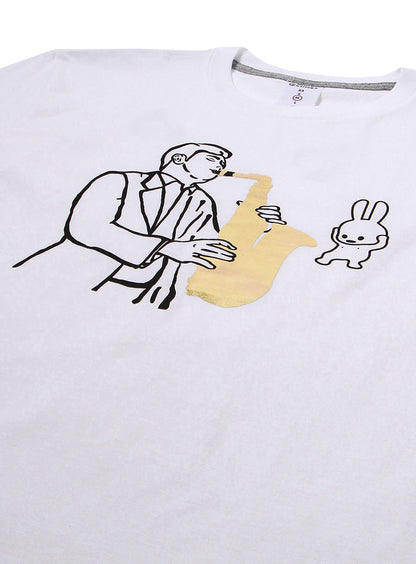 吹奏楽部Tシャツ サックス