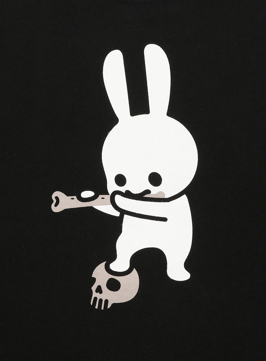 吹奏楽部Tシャツ 骨のフルート