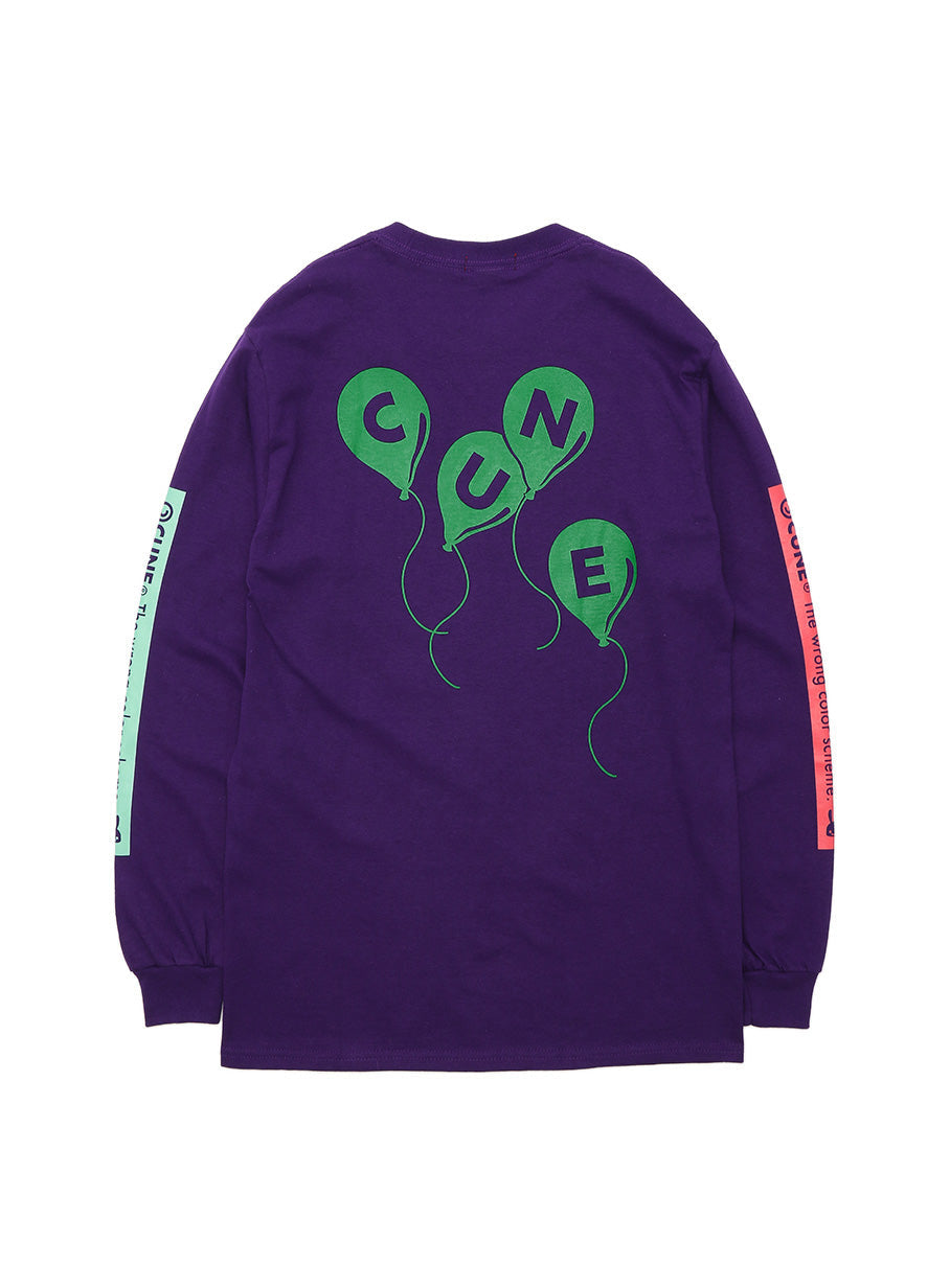CUNE LS Tee 色間違い 虹ゲロ
