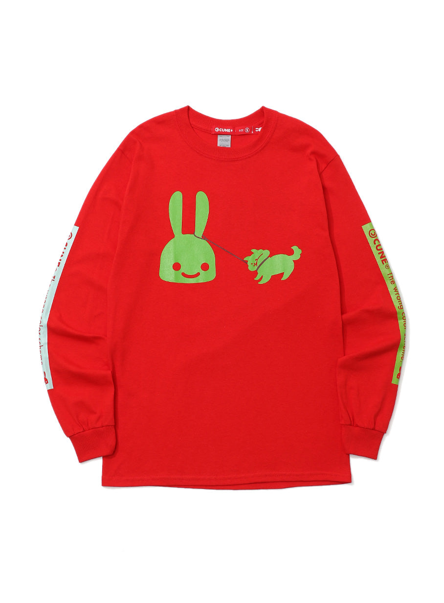 CUNE LS Tee 色間違い 散歩