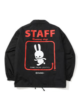 ナイロンコーチジャケット ランニングスタッフ