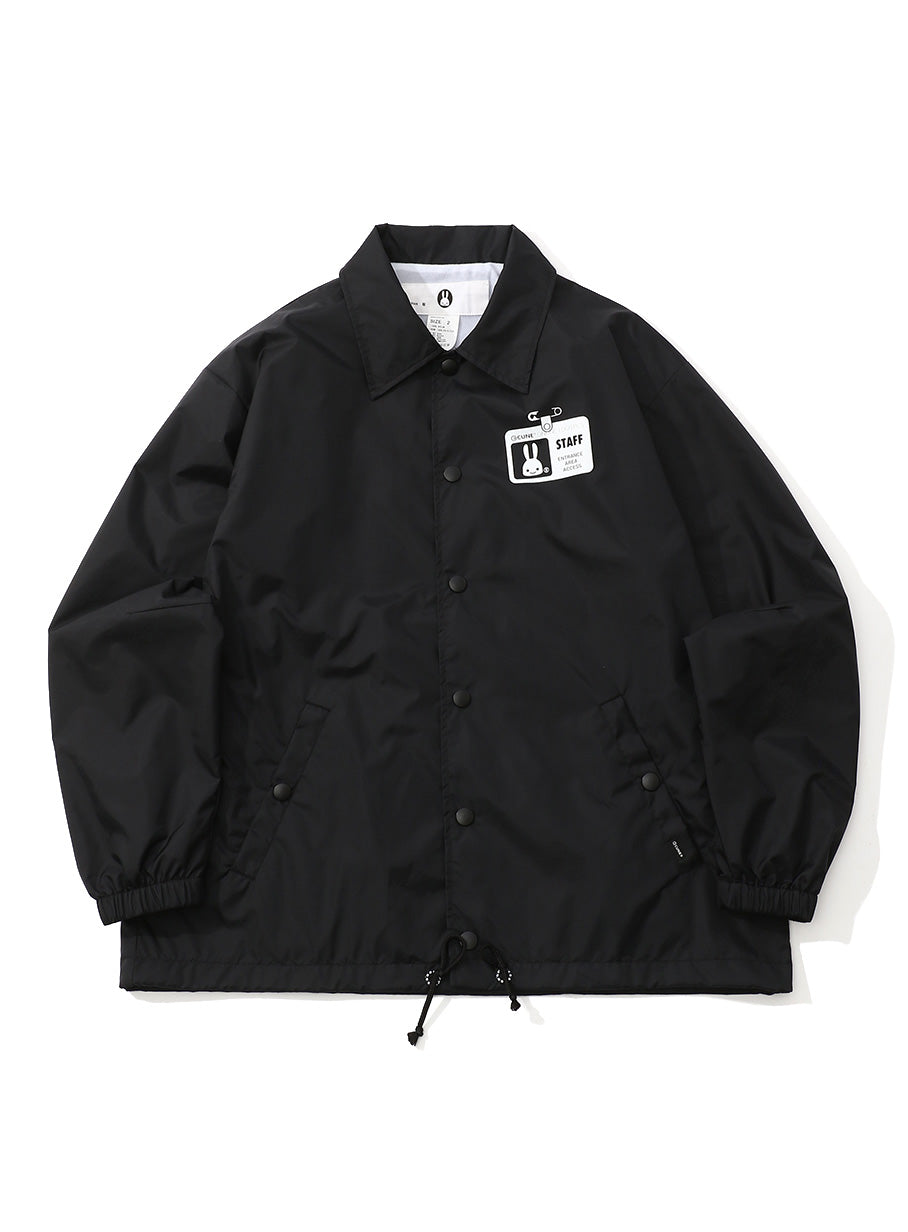 ナイロンコーチジャケット ランニングスタッフ