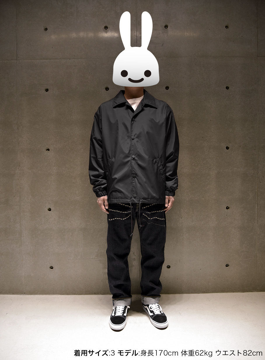 ナイロンコーチジャケット ランニングスタッフ