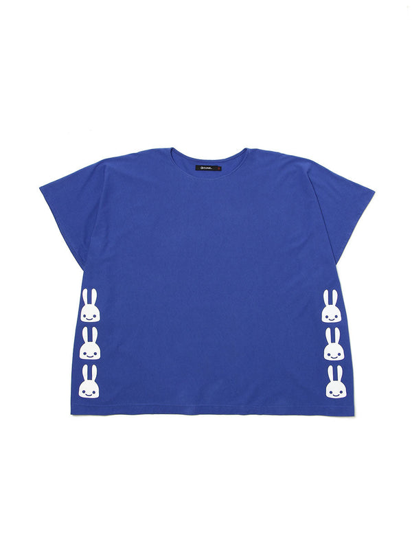 四角いTシャツ ウサギ6匹