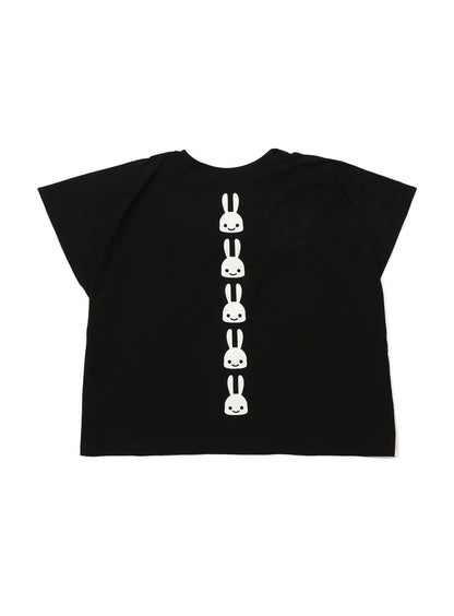 四角いTシャツ ウサギ10匹