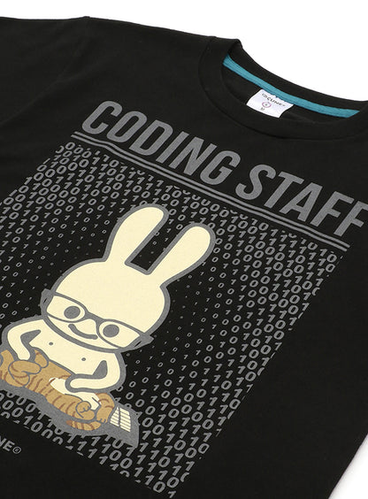 コーディングスタッフ 茶トラ T-SHIRTS