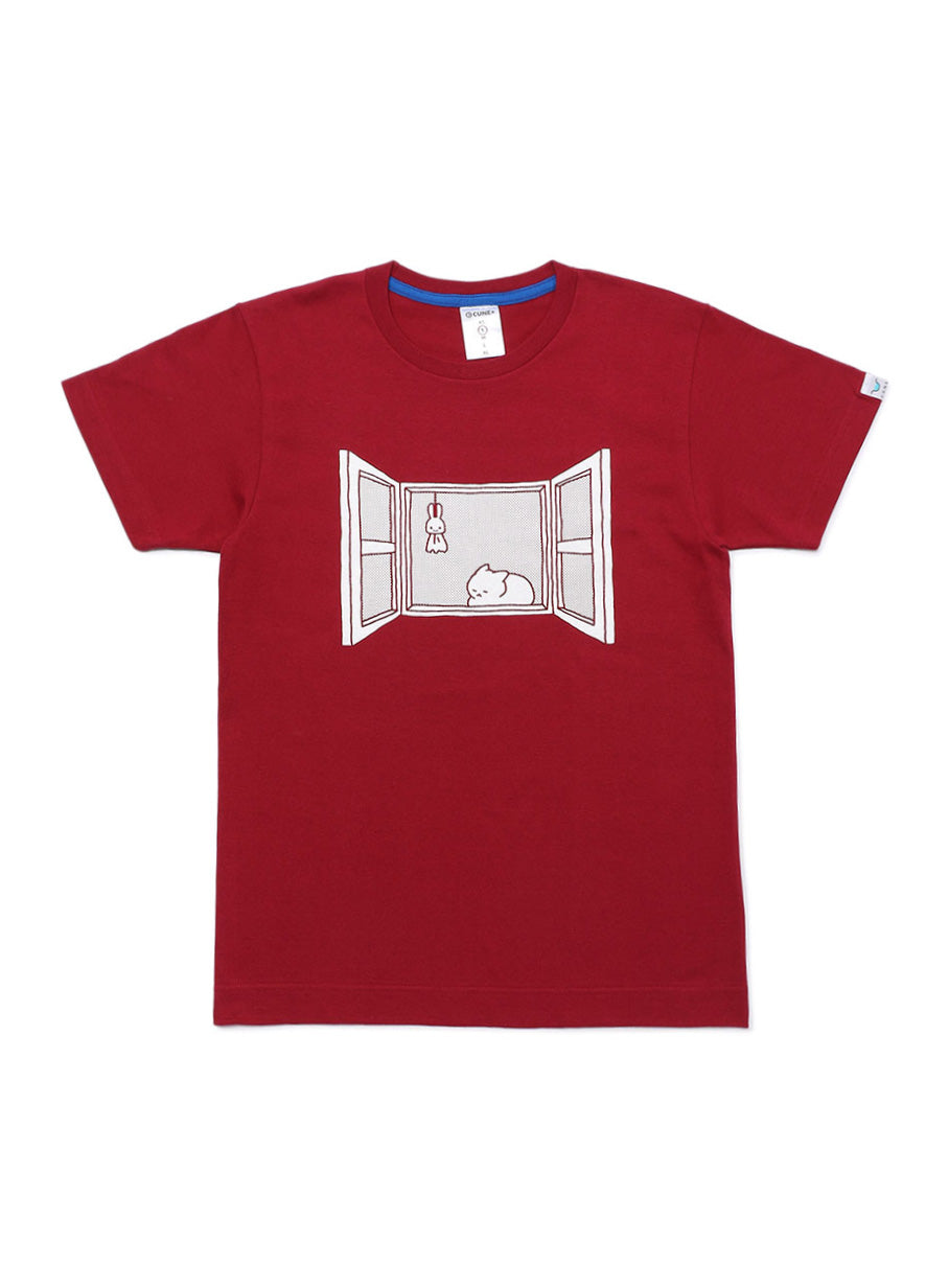 APWC T-SHIRTS 窓の猫