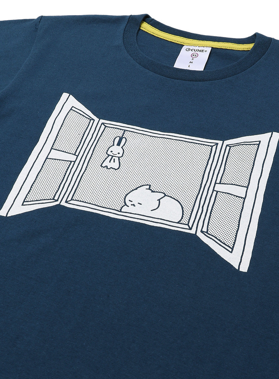 APWC T-SHIRTS 窓の猫