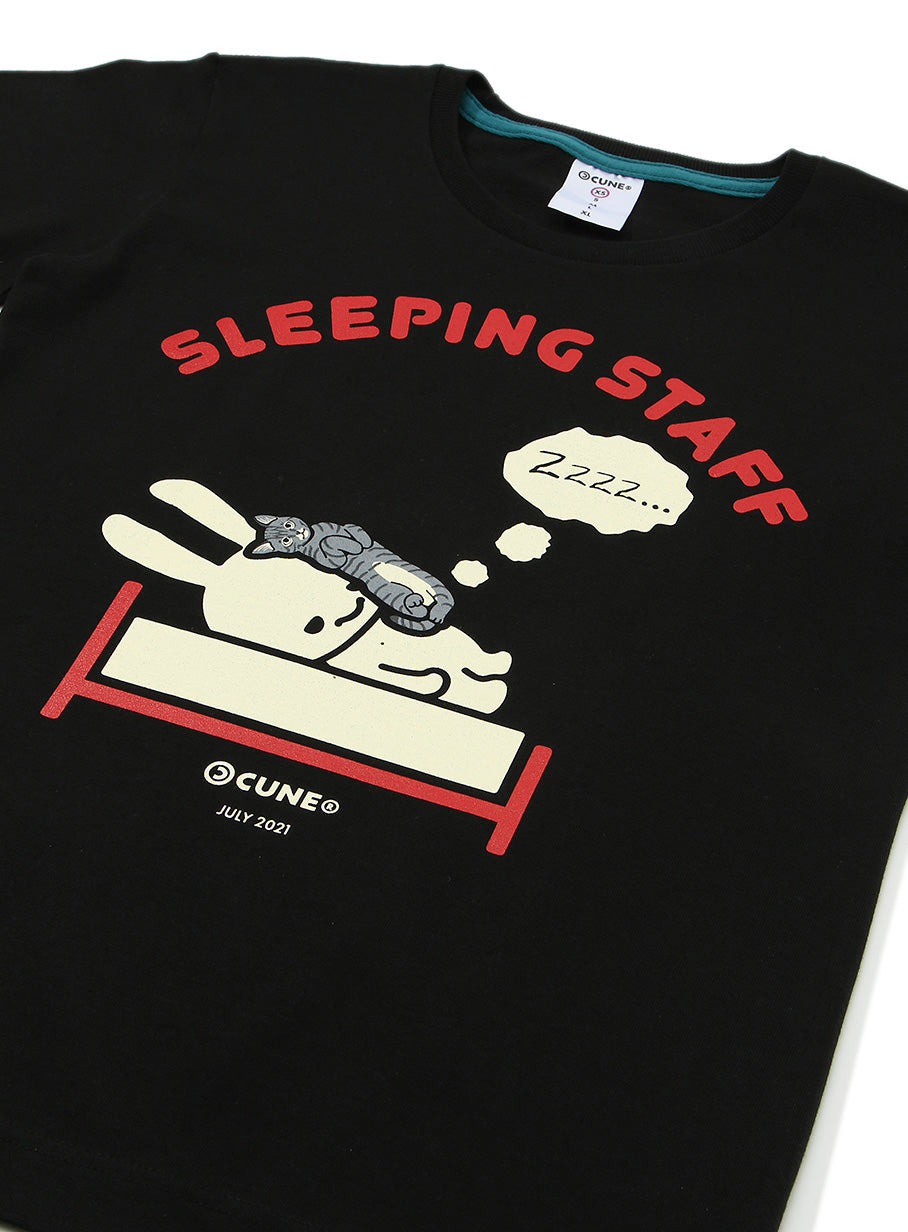 スリーピングスタッフ アメショ T-SHIRTS