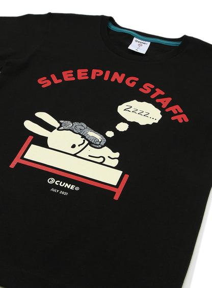 スリーピングスタッフ アメショ T-SHIRTS
