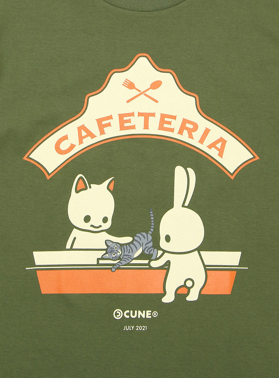 食堂スタッフ アメショ T-SHIRTS