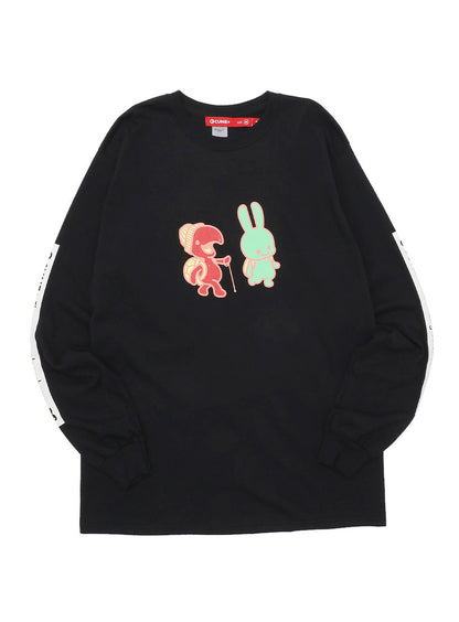 CUNE LS Tee 色間違い うさぎとカメ