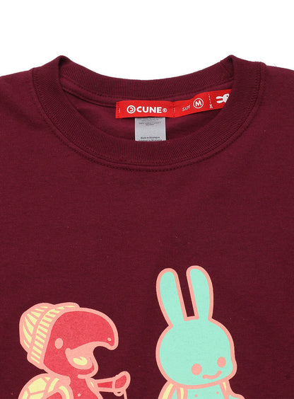 CUNE LS Tee 色間違い うさぎとカメ