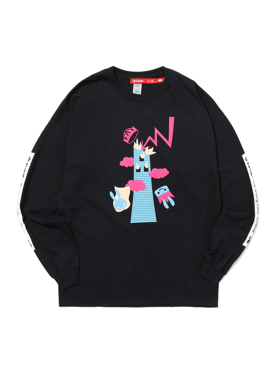 CUNE LS Tee 色間違い 塔