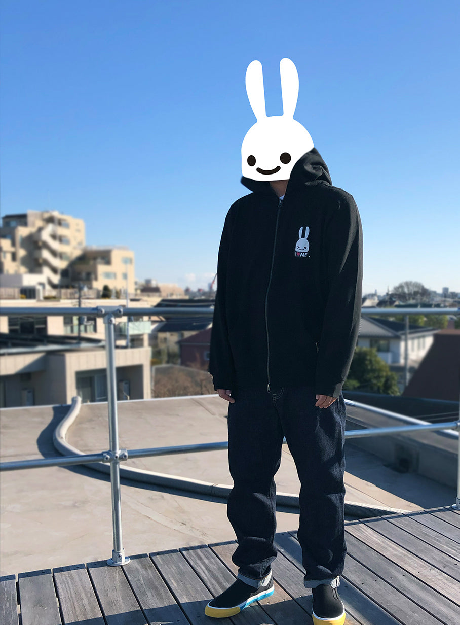 自分大好きジップパーカー